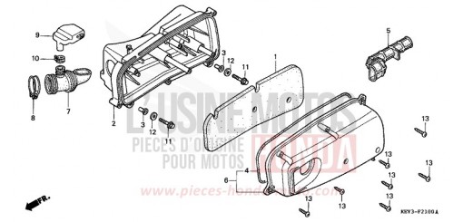 FILTRE A AIR FES125 de 2002